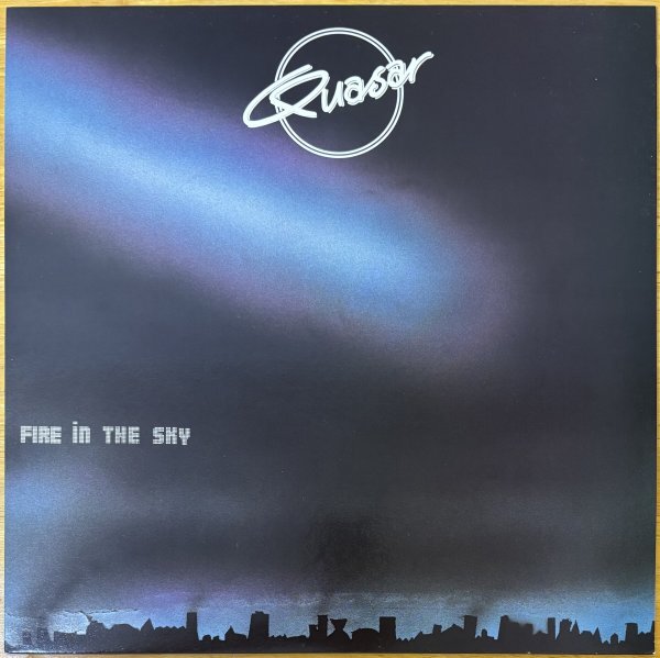 ●QUASAR / Fire In The Sky ( 1st /英国産Prog/Symphonic/Pomp Rock/Neo Progressive ) ※英国盤 LP/美品【 Q RECORDS QUA-1 】1982年発売拍卖