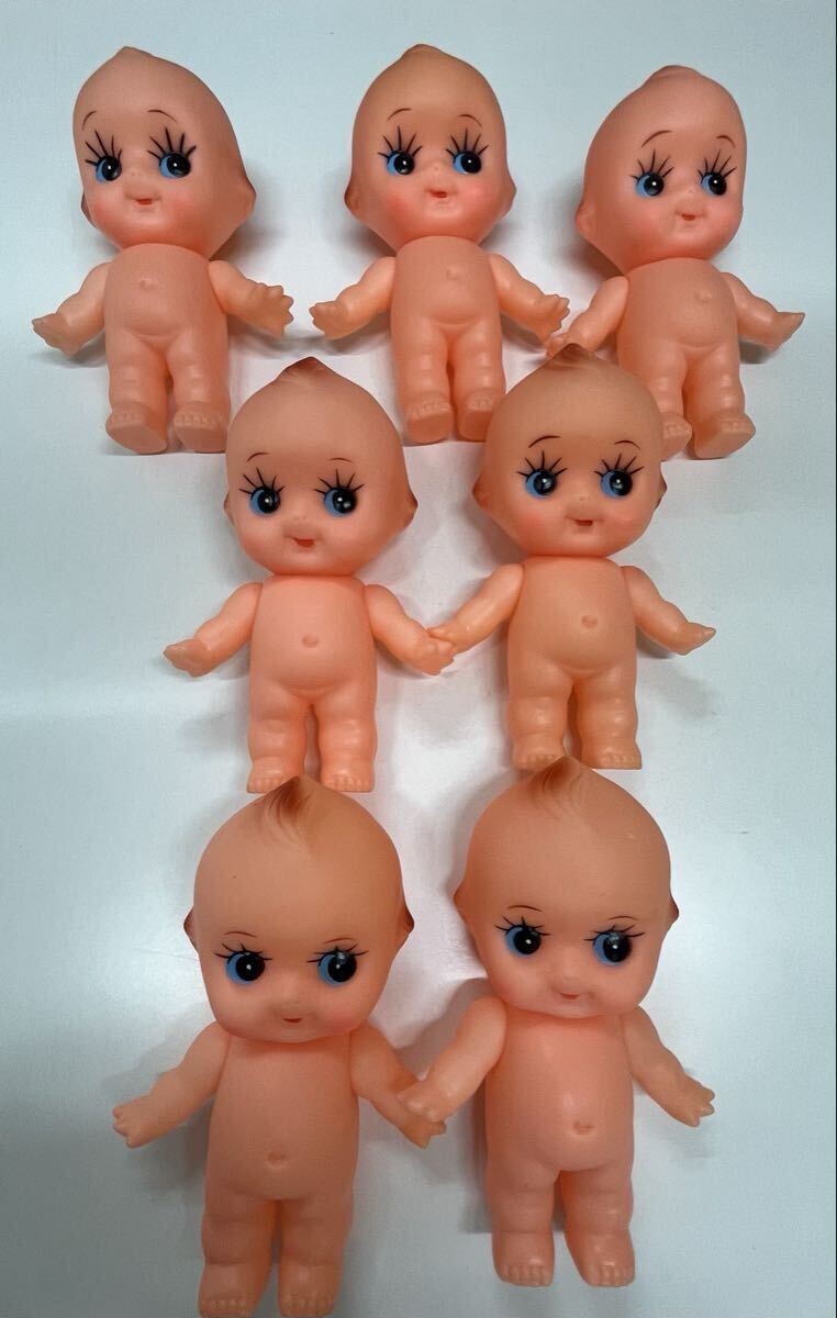 昭和レトロ キューピー人形 7体 中古品 当時物 キューピーちゃん拍卖