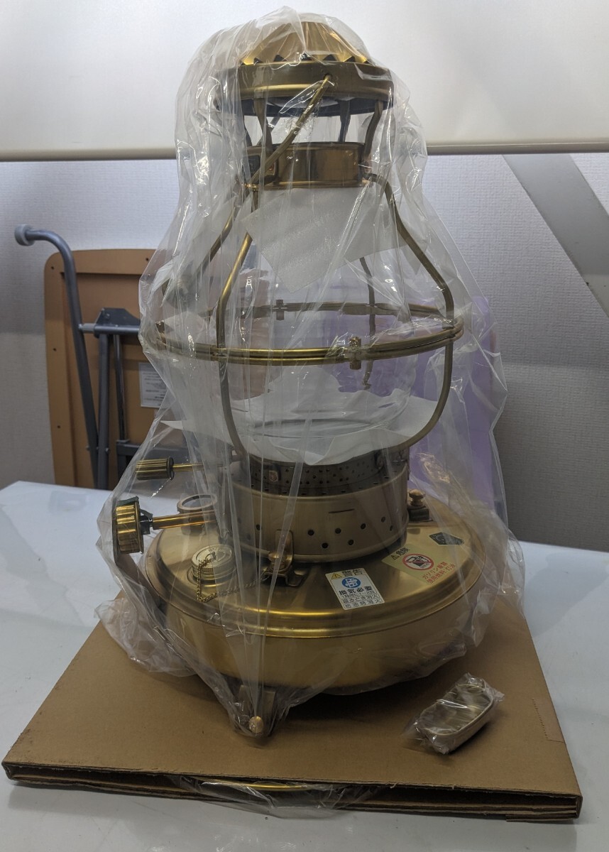 未使用品 ニッセン ゴールドフレーム 石油ストーブ IS-3 箱付き 希少 レア アンティーク拍卖