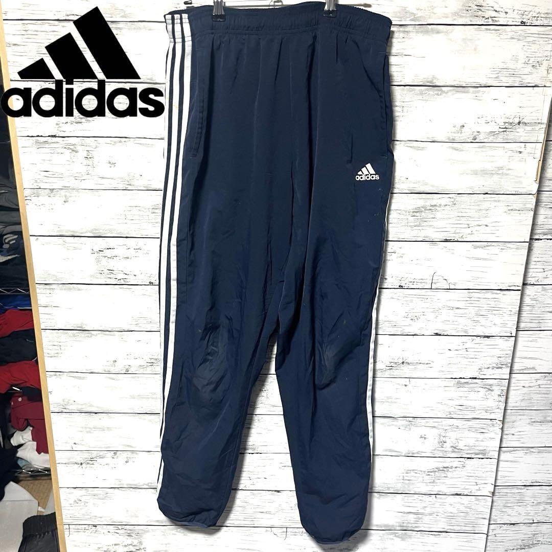 【お買い得商品】adidas ナイロンパンツ プリントロゴ O C997拍卖
