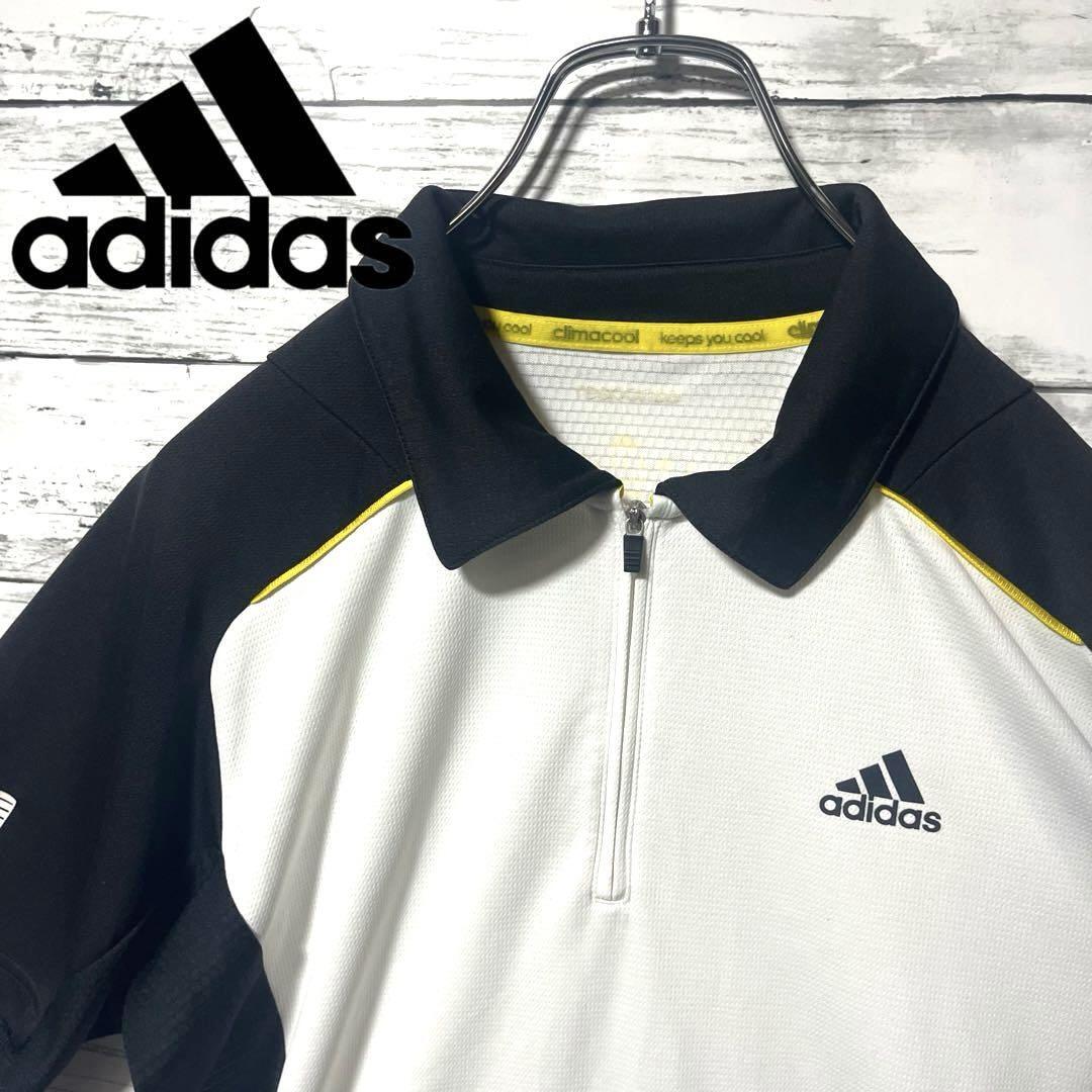【お買い得商品】adidas 半袖ポロシャツ プリントロゴ C945拍卖