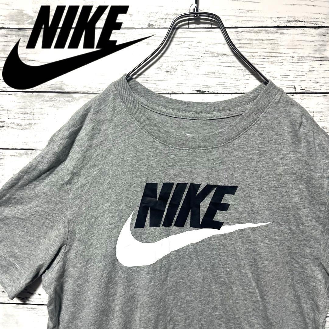 【定番人気】NIKE 半袖シャツ プリントロゴ L C986拍卖