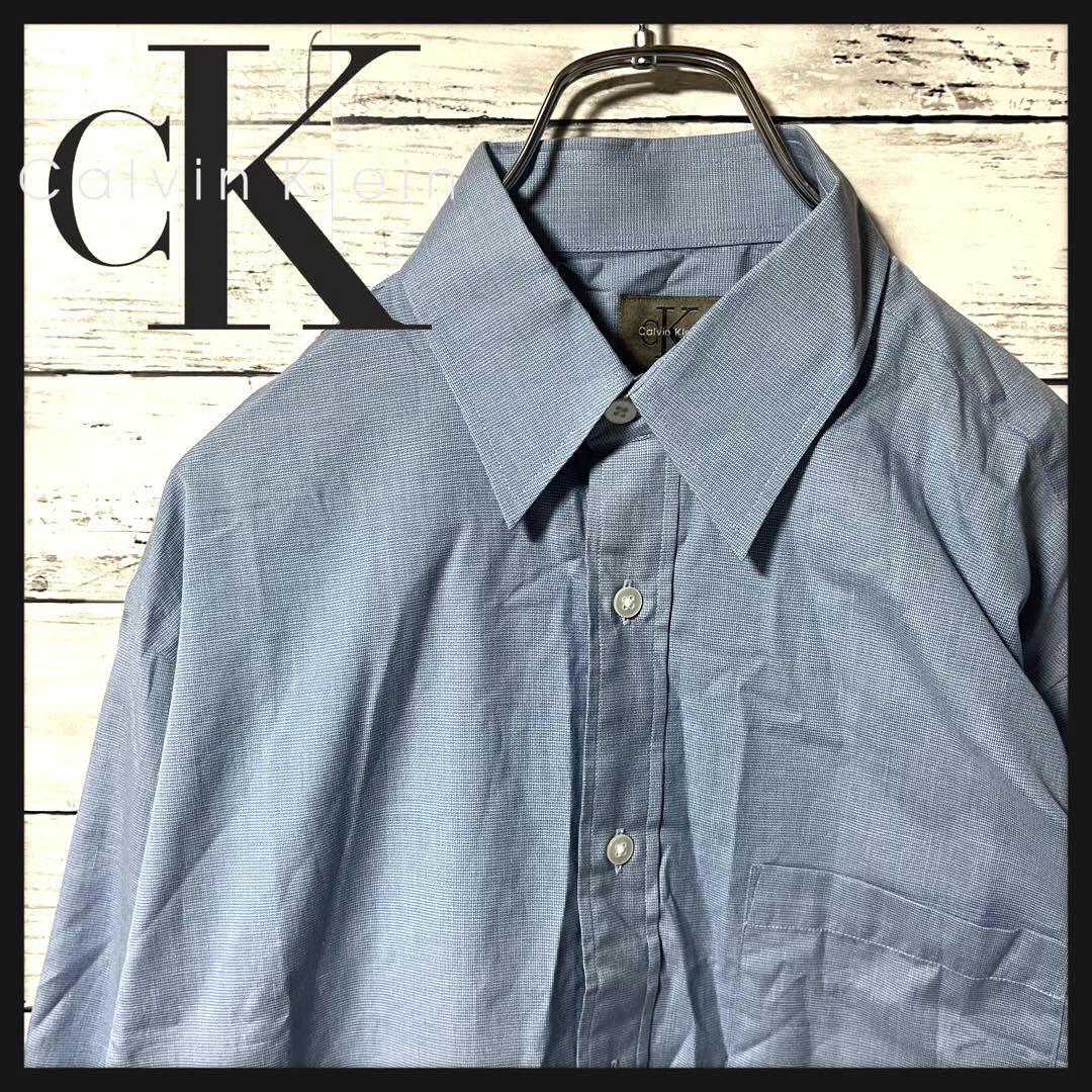 【お買い得商品◎】カルバンクライン 長袖シャツ ボタンダウン S A675拍卖
