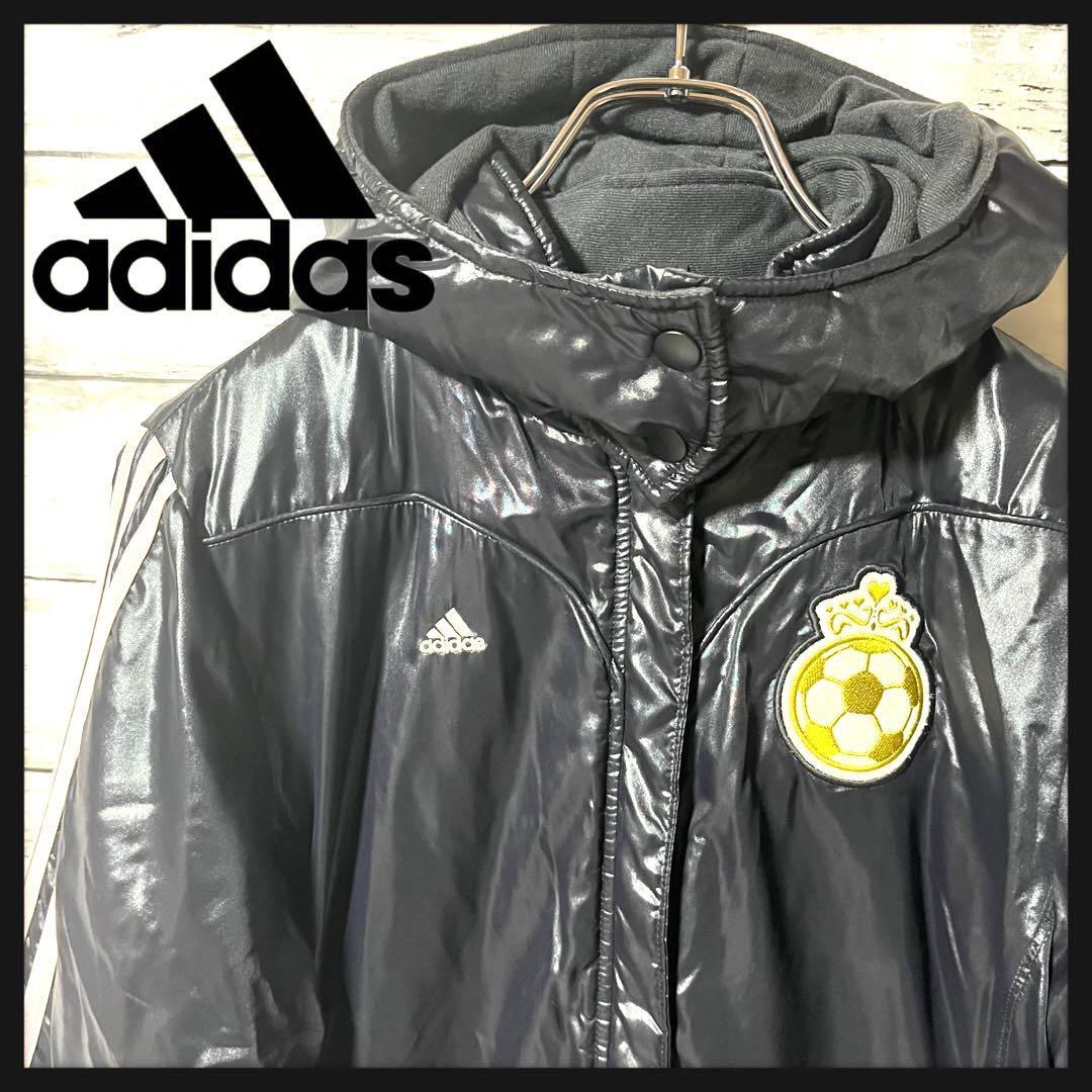 【目玉商品】adidas サッカーダウンジャケット 裏地メッシュ S A425拍卖