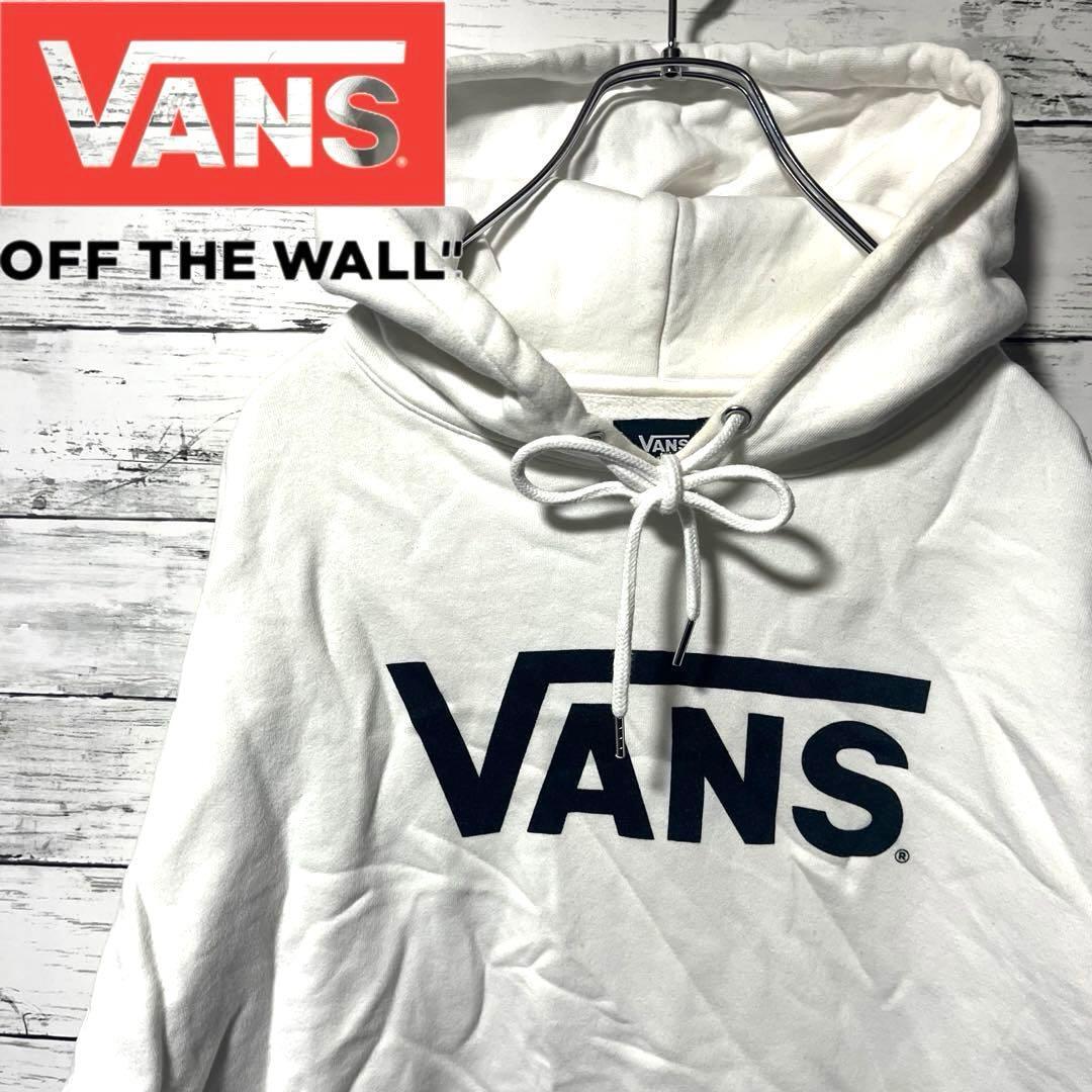 【お買い得商品】VANS パーカー プリントロゴ L C884拍卖