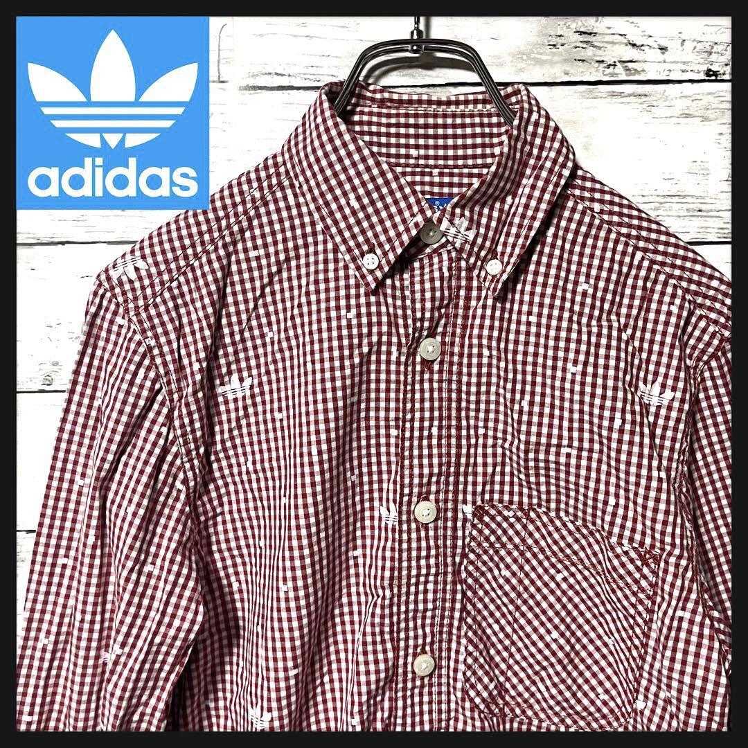 【人気商品】adidas オリジナル ビンテージ チェックシャツ XS A325拍卖