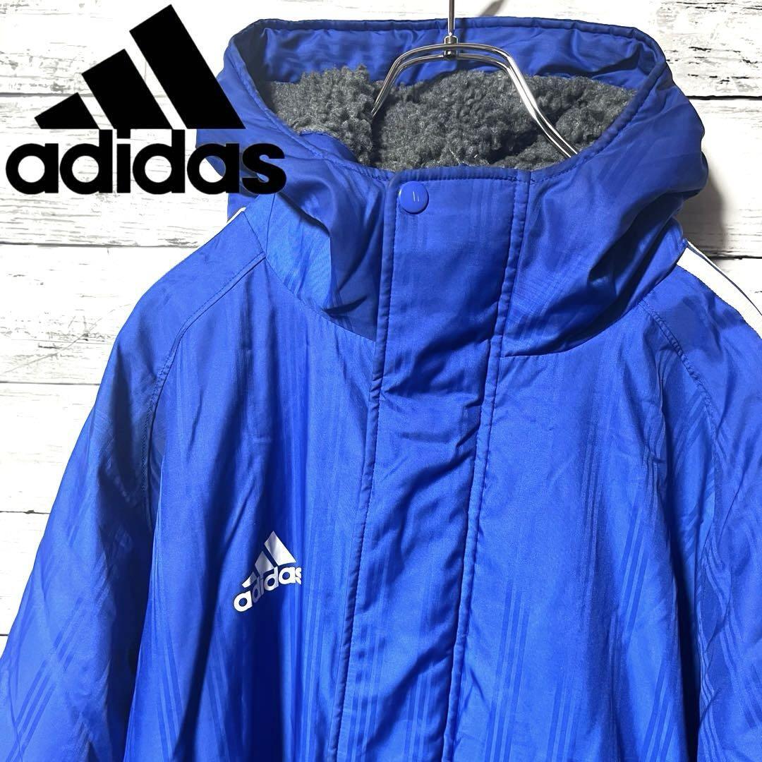 【定番人気】adidas ベンチコート プリントロゴ M C853拍卖