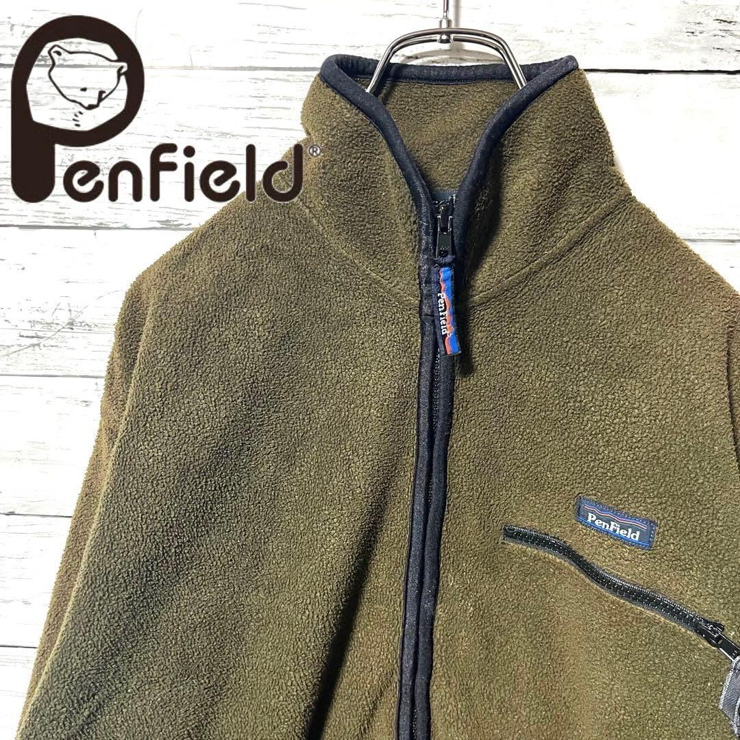 【お買い得商品】PenField フリースジャケット ワンポイント M C860拍卖