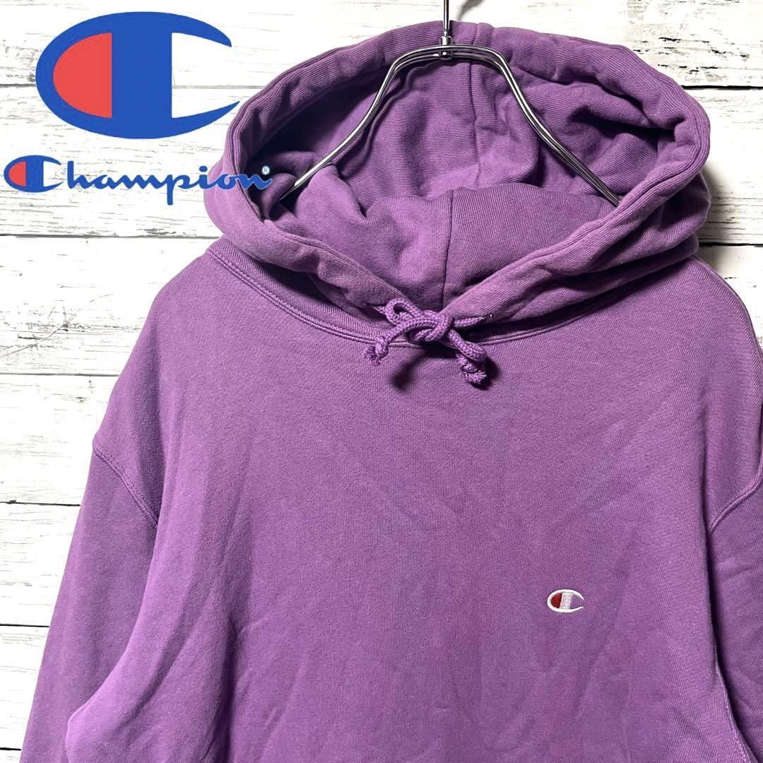 【人気商品】チャンピオン スウェットパーカー 刺繍ロゴ L C722拍卖