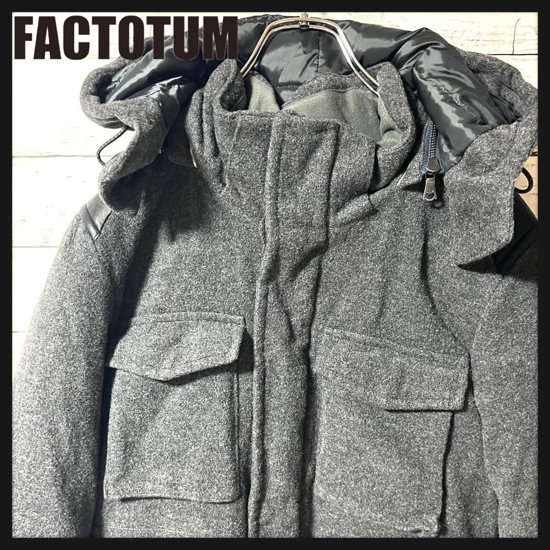 【人気商品】FACTOTUM ウールミリタリージャケット A937拍卖