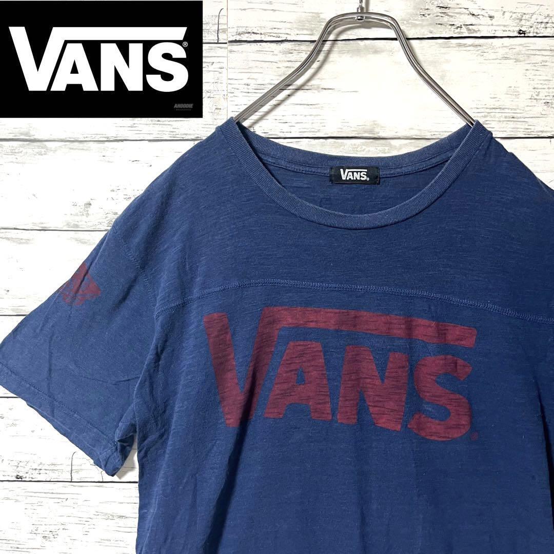 【定番商品】VANS 半袖Tシャツ プリントロゴ LL C33拍卖