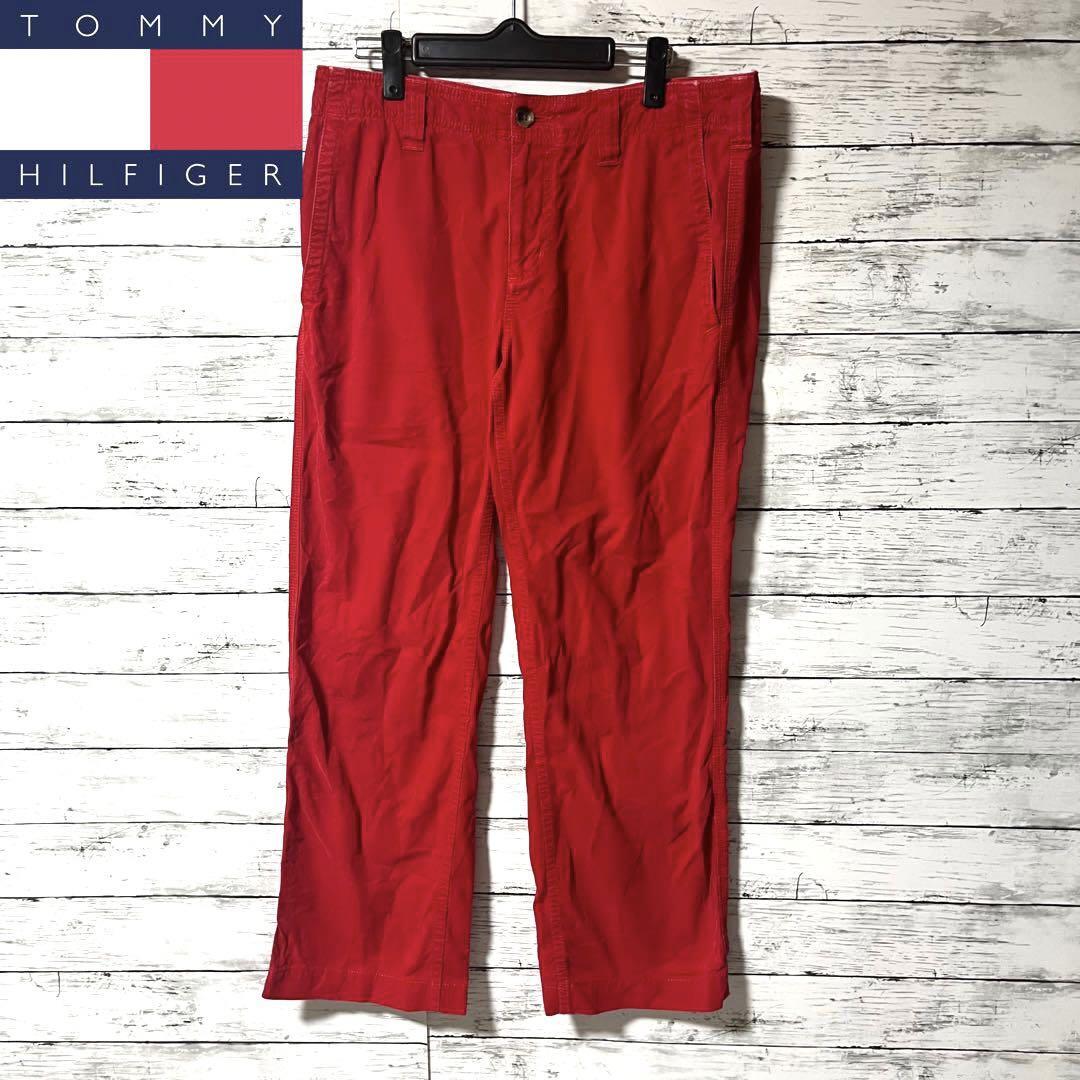 【定番人気】トミーヒルフィガー コットンパンツ サイズ32/32 C80拍卖