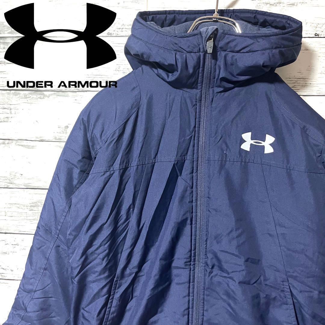 【人気商品】アンダーアーマー ダウンジャケット バックロゴ M C128拍卖