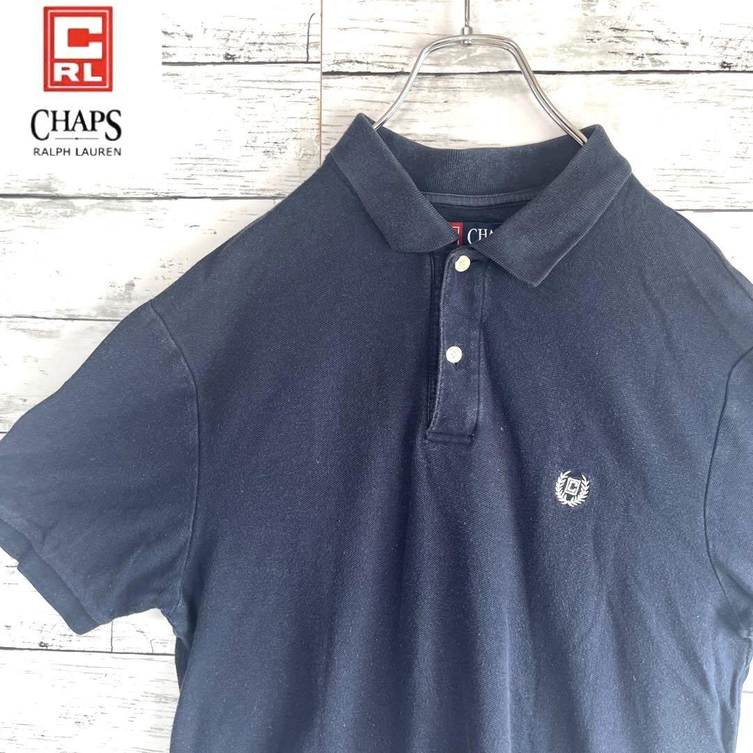 【人気商品】チャップスラルフローレン 半袖ポロシャツ 刺繍ロゴ M C135拍卖