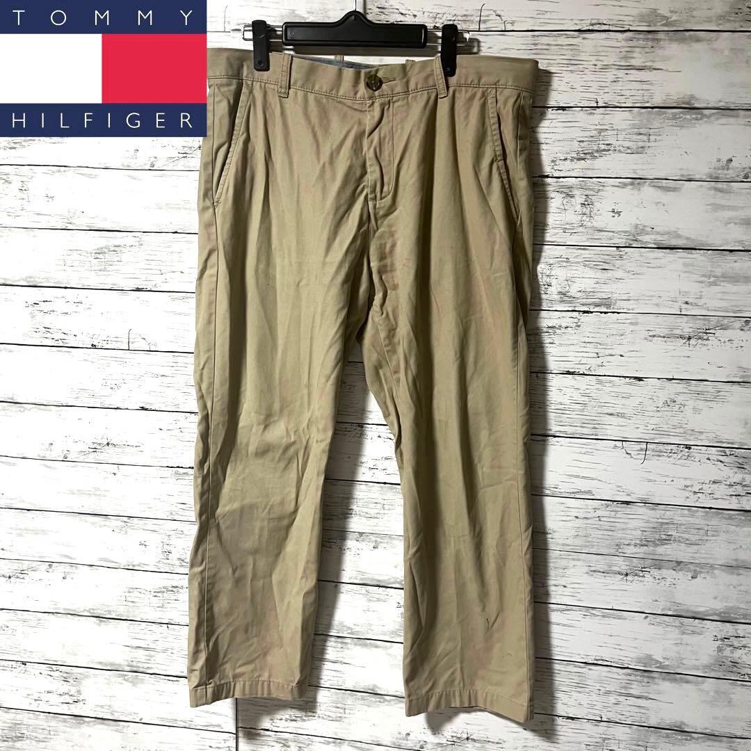 【お買い得商品】トミーヒルフィガー チノパン サイズ34/32 C199拍卖