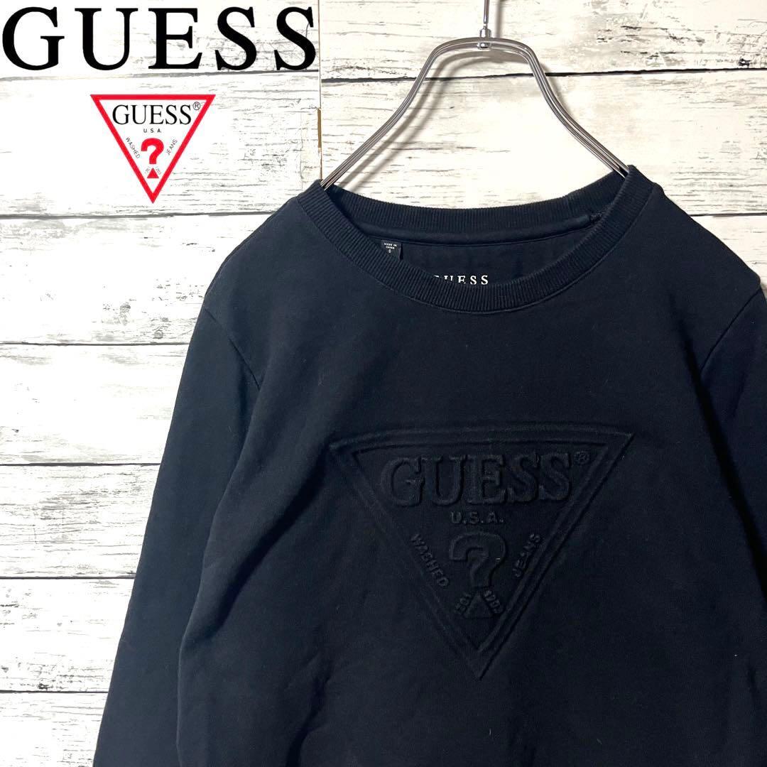 【人気商品】GUESS トレーナー ビッグロゴ S C343拍卖