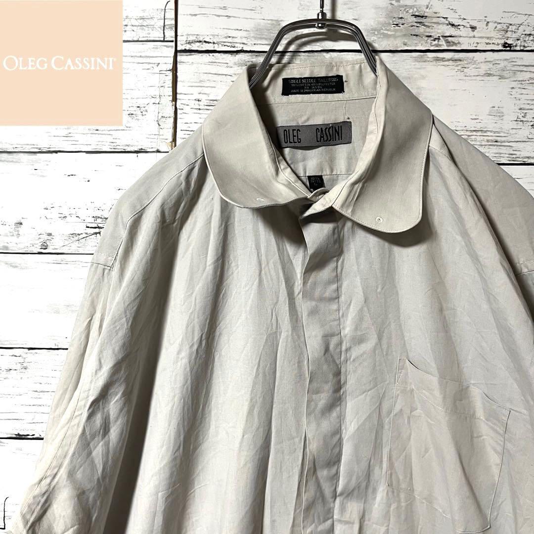 【希少商品】OLEG CASSINI 長袖シャツ L C380拍卖