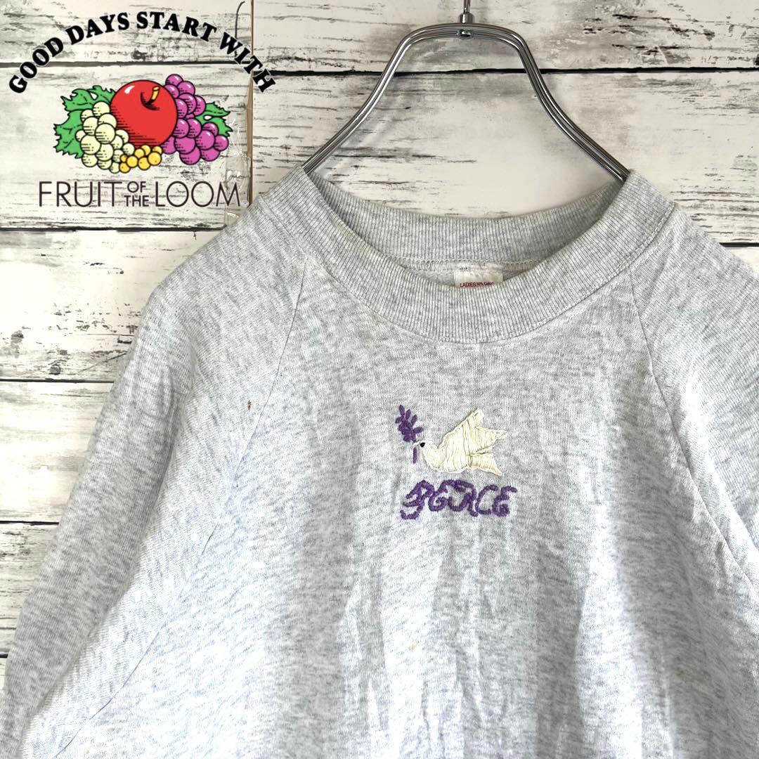 【希少デザイン】FRUITS OF THELOOM トレーナー M C393拍卖