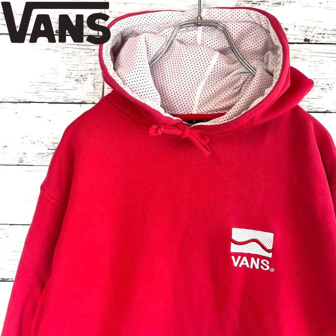【USA製】VANS スウェットパーカー ワンポイントロゴ M C423拍卖