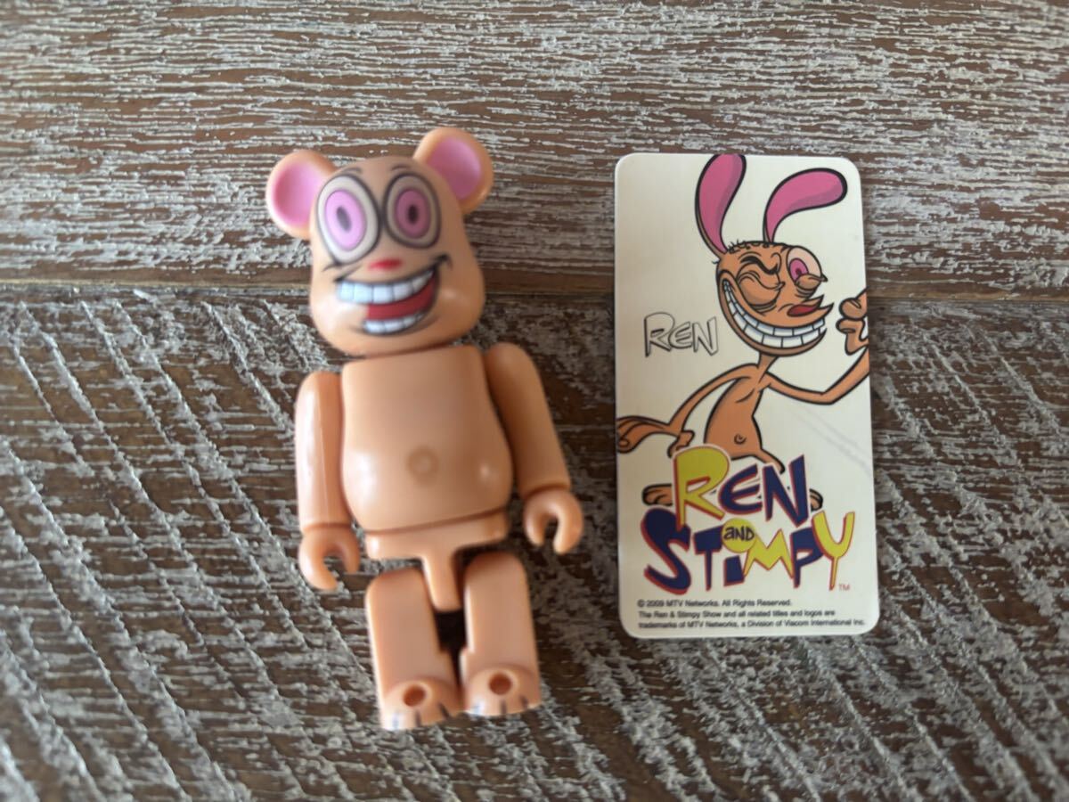 ベアブリック /BE@RBRICK シリーズ18 ホラー裏 シークレット Ren and Stimpy(メディコムトイ・フィギュア)拍卖