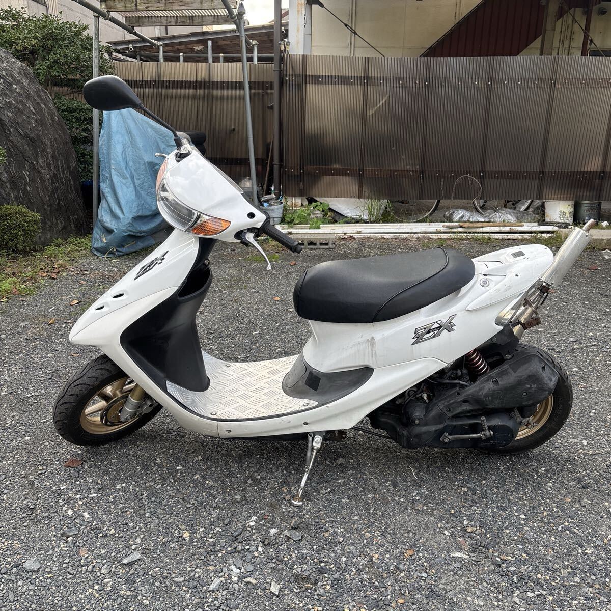 現状販売 HONDA DIO ライブディオ  AF35 ZX ロンホイ仕様 キック始動 書類なし 塗装ハゲ セル不調? エン番AF34E-3494×××拍卖