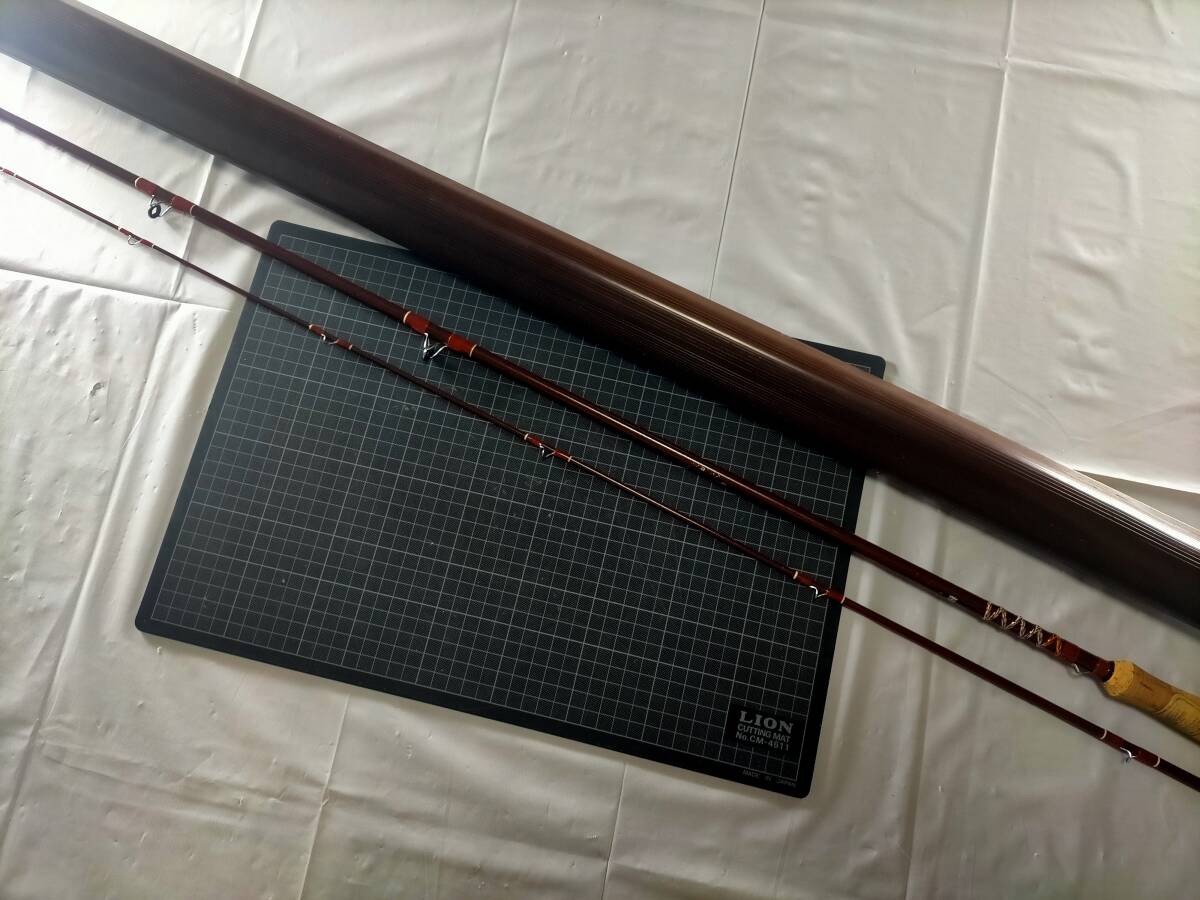 拂【純正ハードケース付】 Fenwick FF805 8’0”#5 オールド フェンウィック グラスロッド フライロッド JB5拍卖