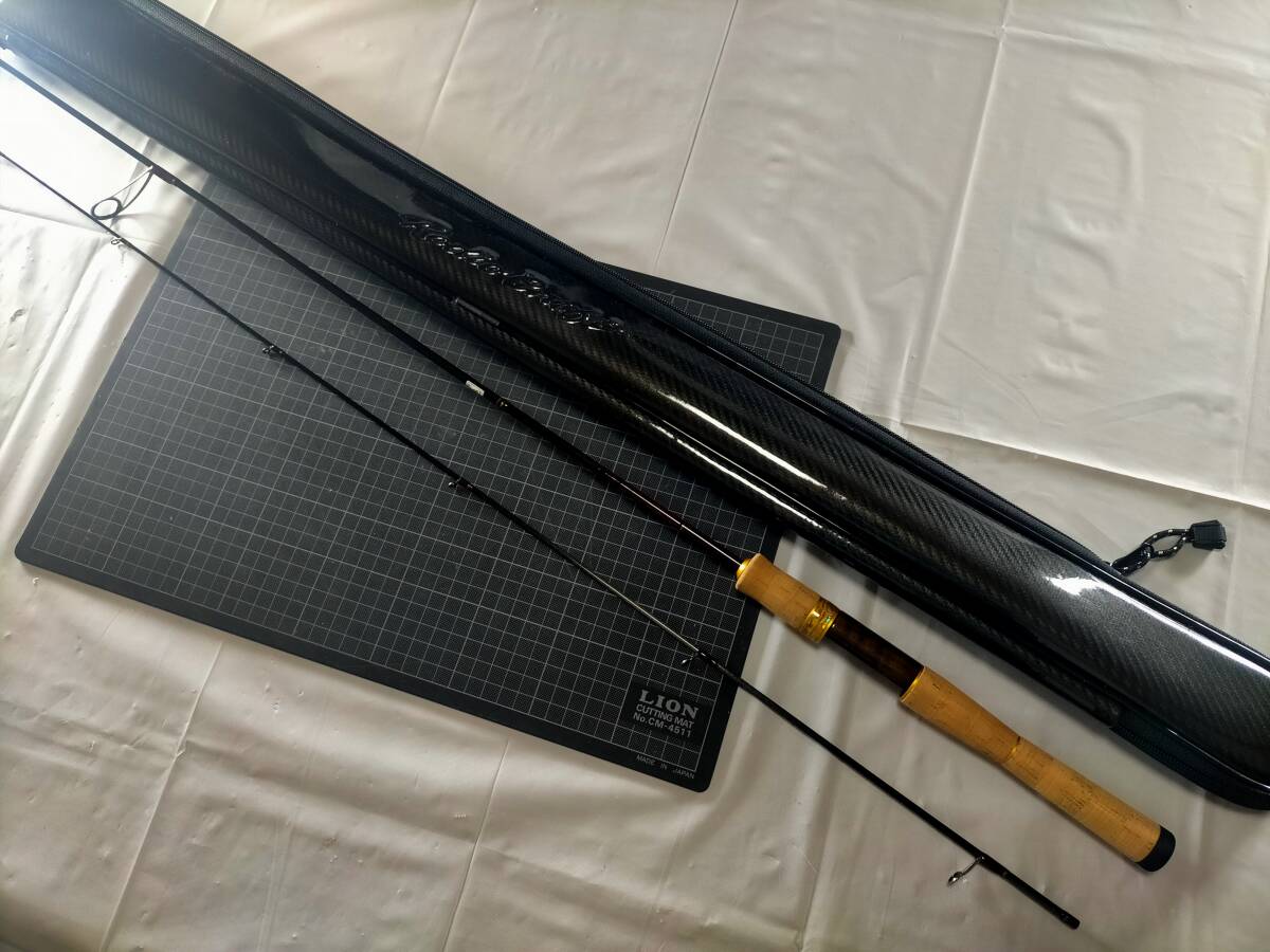 拂【純正竿袋付】 Rodio Craft ロデオクラフト 999.9フォーナインマイスター ホワイトウルフ 62MLS トラウトロッド BTSV拍卖