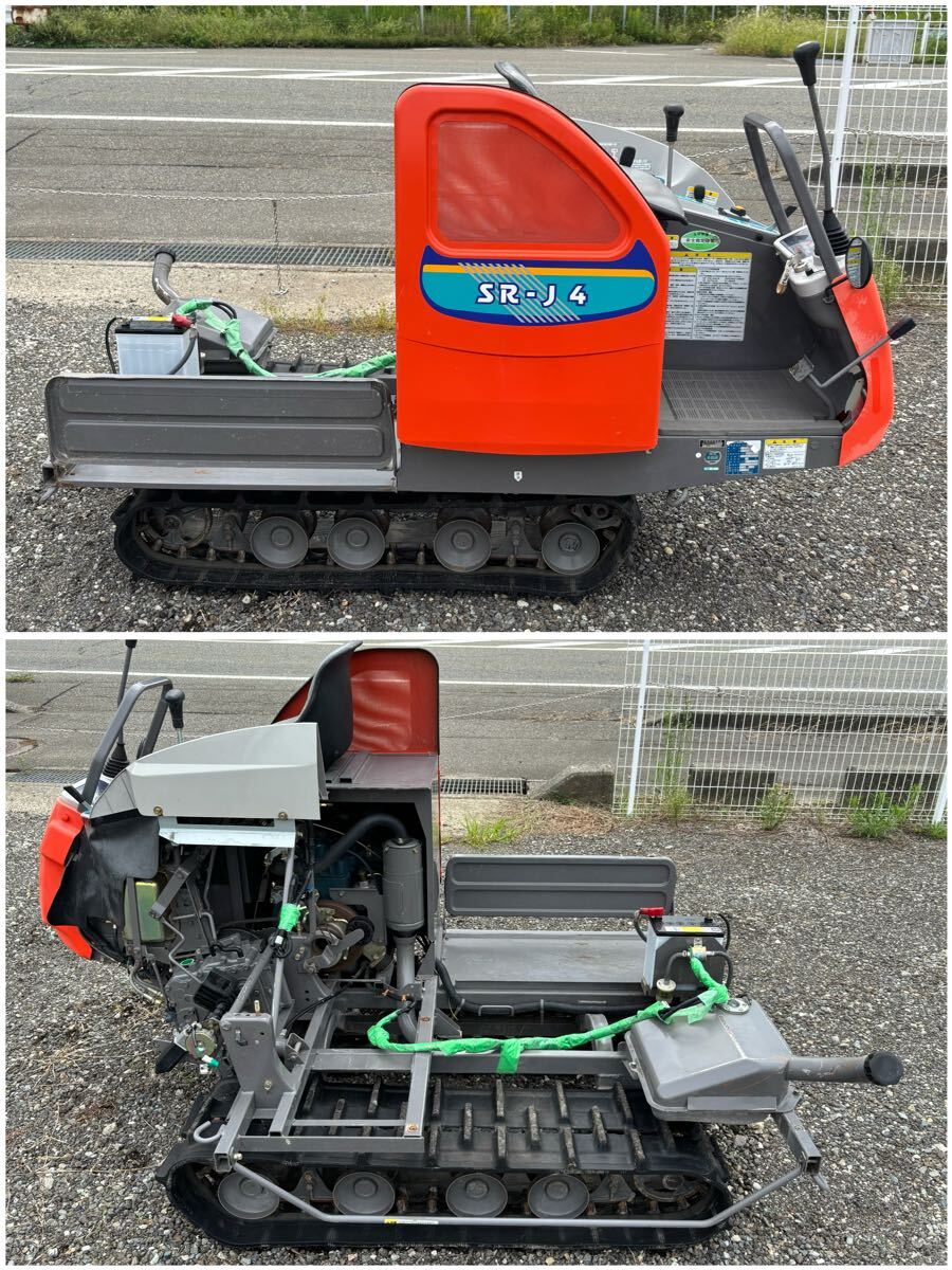 NO.2-2187(新潟)クボタコンバインST-J4 アワメーター434時間 コンバイン運搬車使用 拍卖