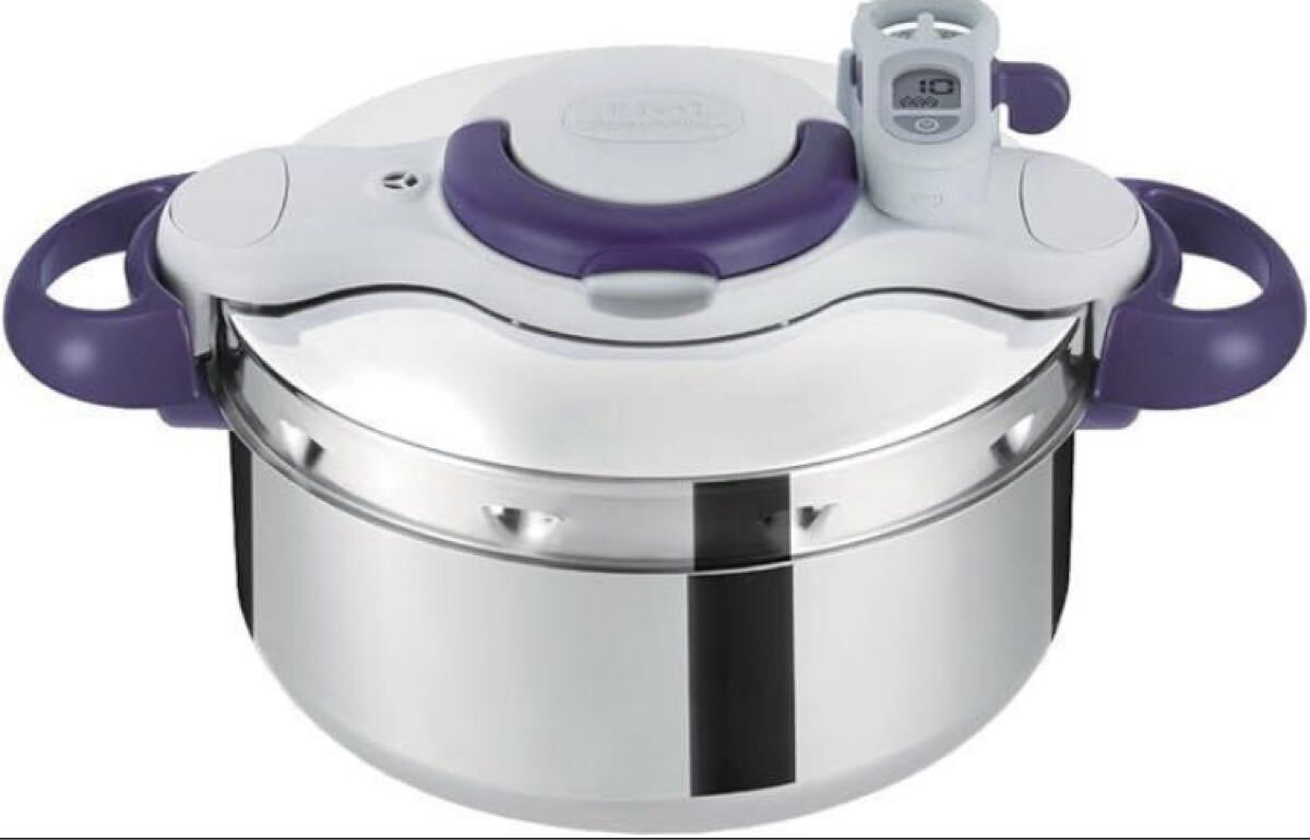 新品 未使用 ティファール 圧力鍋 クリプソミニットイージー 4.5L サックスブルー P4620670 T-fal拍卖