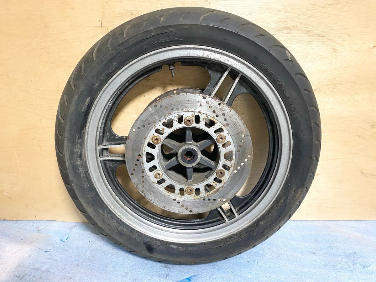 KR250 純正フロントホイール ブレーキディスクローター左右 カワサキ ノーマル KR250A S 検(KR-1 AR125 CS GPZ F GPX KH KRR150 KDX)拍卖