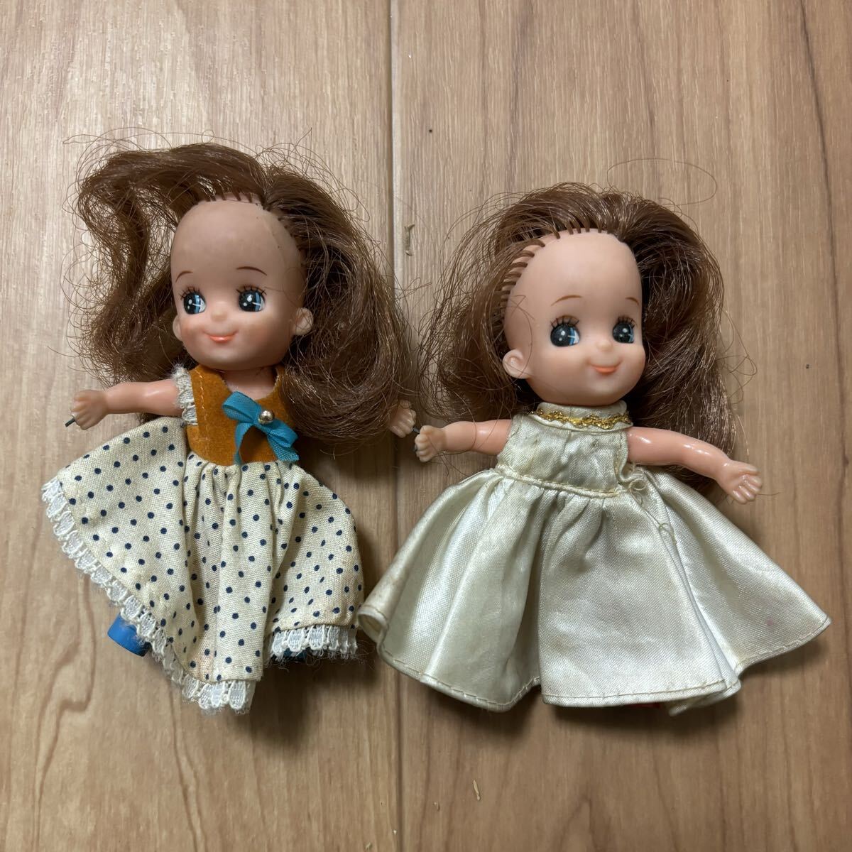 【当時物】 タカラ チビッコメイト ちーちゃん 2体セット 昭和レトロ 着せ替え人形 ドール 人形拍卖