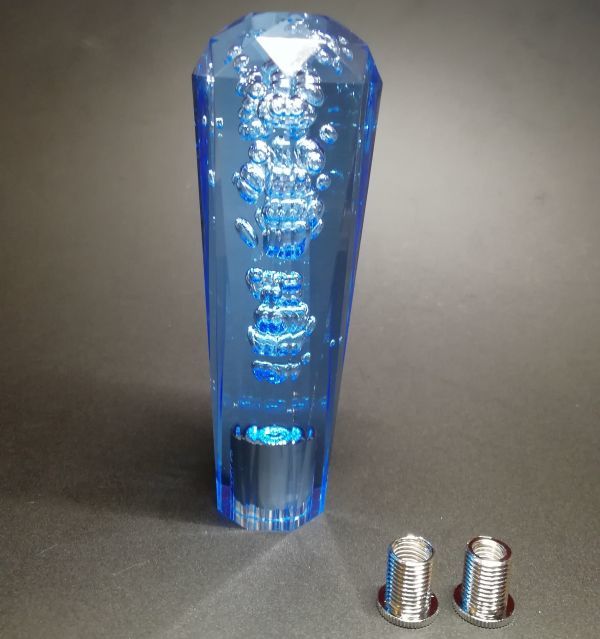 ダイヤカット シフトノブ 150mm 泡/ブルー バブル●エルフ/キャンター/デュトロ/レンジャープロ/クオン/プロフィア/スーパーグレート拍卖