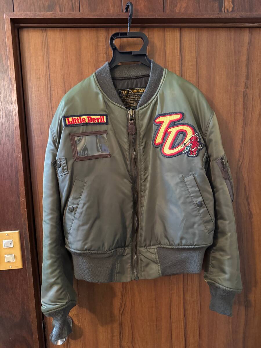 TEDMAN デッドマン フライトジャケット MA-1 サイズ38拍卖