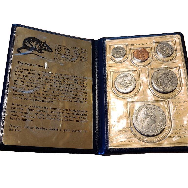 【送料込】1984年 シンガポール コインセット Uncirculated Coin Set 6枚拍卖