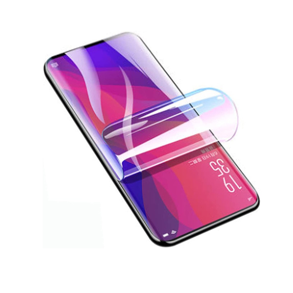 【2枚】 AQUOS zero2 SH-01M SHV47 906SH 3D曲面カバー 指紋認証対応 液晶保護フィルム 高光沢タイプ TPU ソフトタイプ D277拍卖