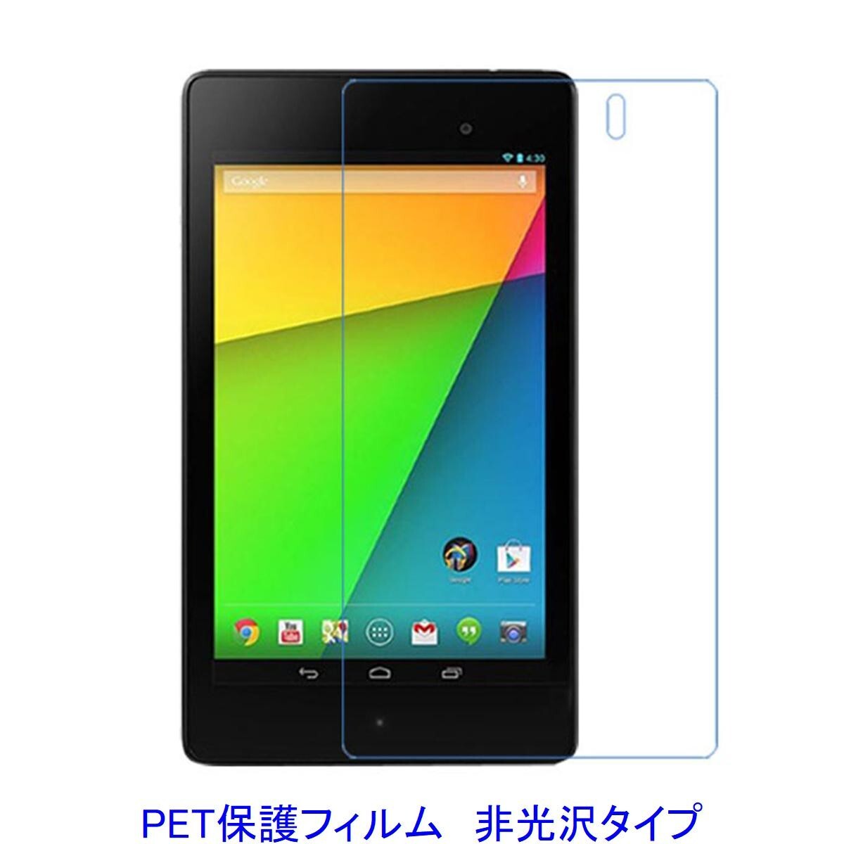 Google Nexus7 2013年 液晶保護フィルム 非光沢 指紋防止 F856拍卖