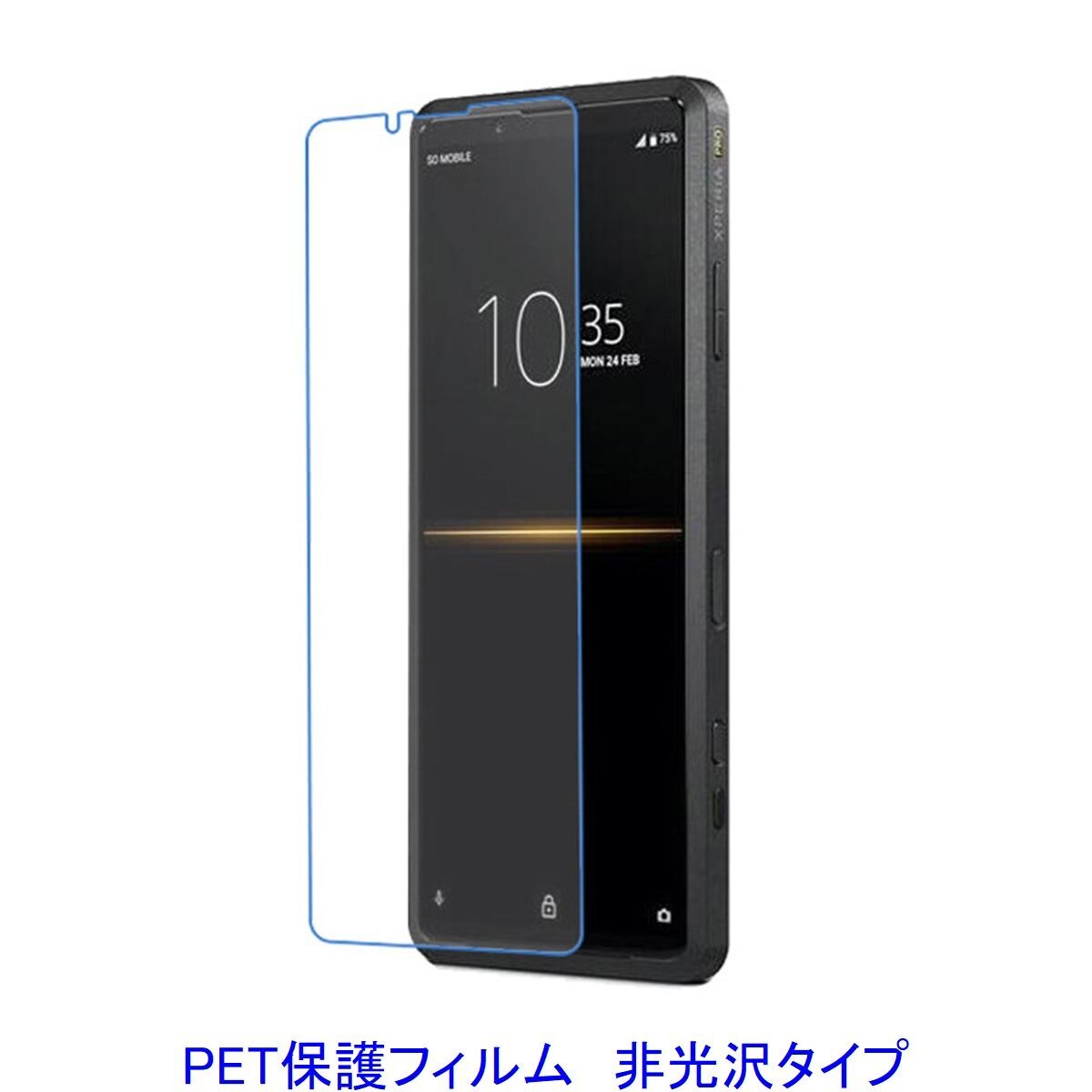【2枚】 Xperia PRO-I XQ-BE42 Xperia PRO XQ-AQ52 6.5インチ 液晶保護フィルム 非光沢 指紋防止 D172拍卖