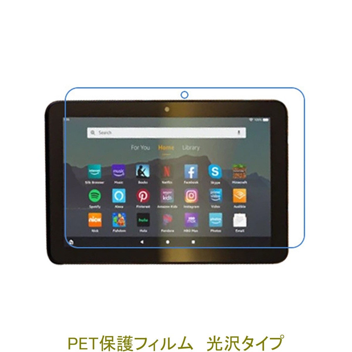 Fire 7 タブレット 2022年 Fire7 2020 7インチ 液晶保護フィルム 高光沢 クリア F815拍卖