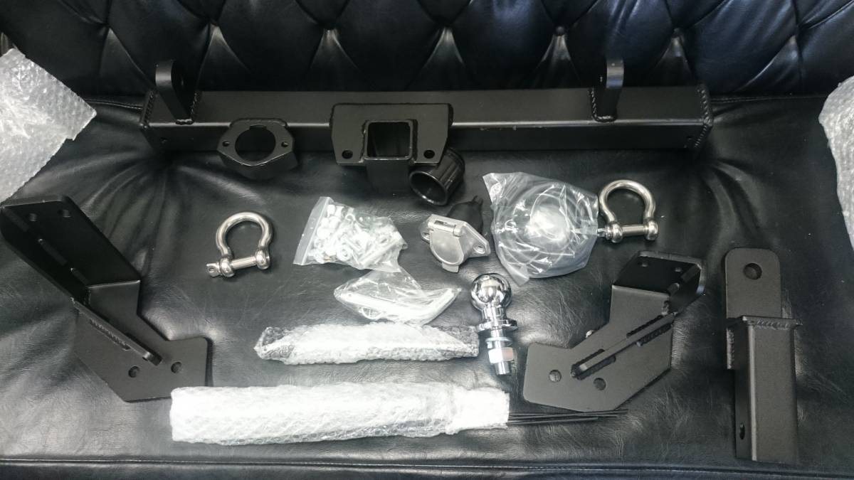 K【訳なし】ハイゼット S500 シャックル付き ヒッチ メンバー ボールマウント ヒッチマウント トレーラー 牽引 ジェット 500kg 軽トラ拍卖