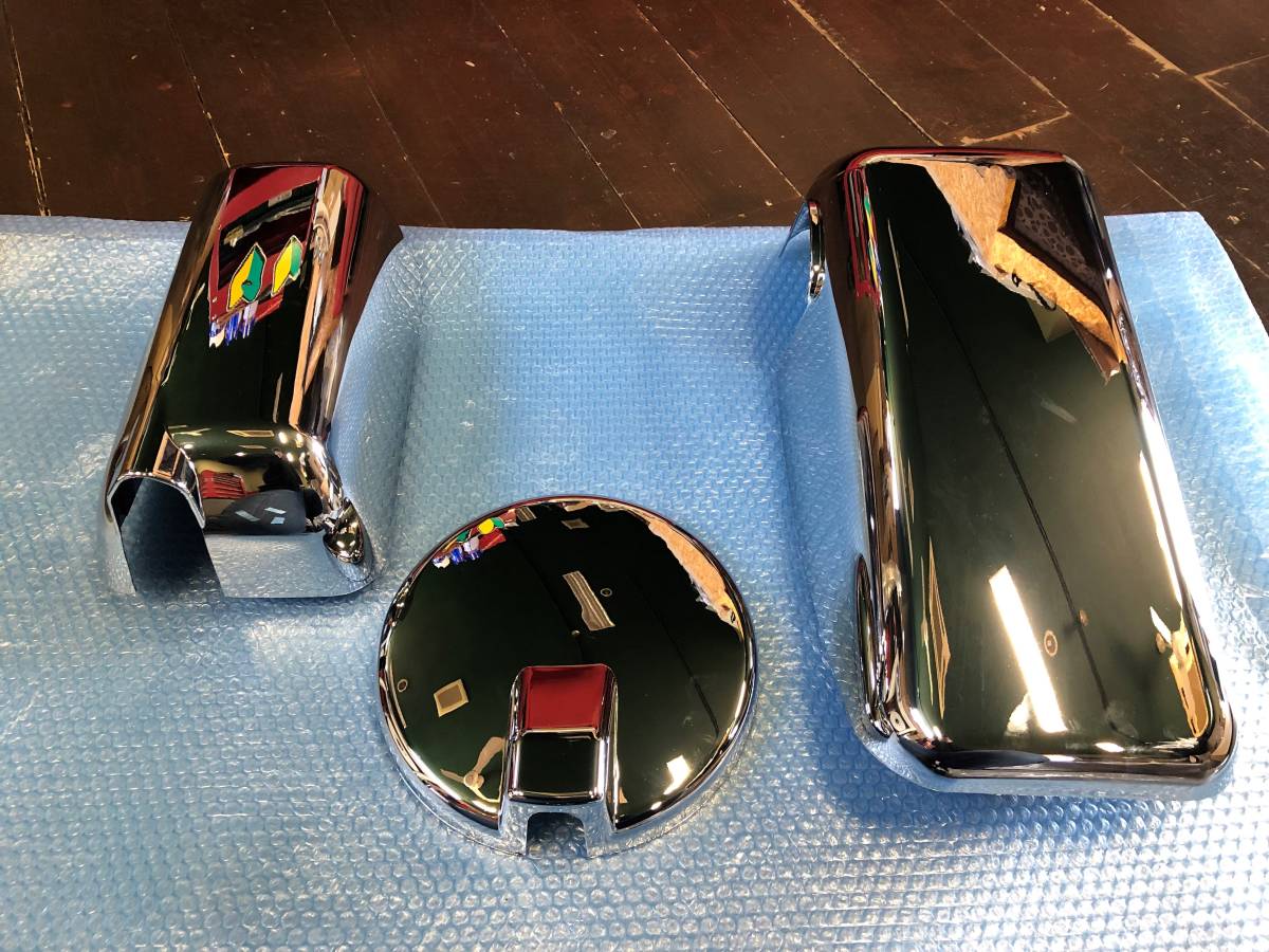 N【チョイ訳アリ】三菱 ふそう スーパーグレート 07 NEW スーパーグレート メッキ ミラー カバー 17 スーパーグレート 4点SET @5拍卖
