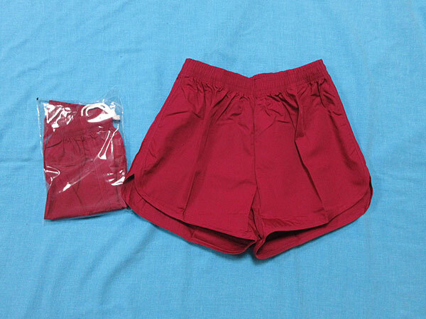 体操服★学校★短パン ショートパンツ★mizuno ミズノ★82RM-6363★エンジ★92 ビックサイズ★日本製★未使用★2枚組拍卖