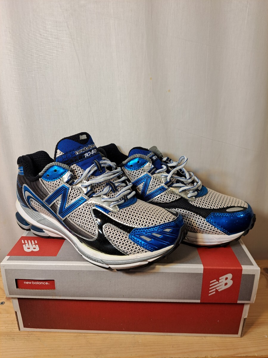 ①ニューバランス New Balance スニーカー ブルー1040 27センチ拍卖