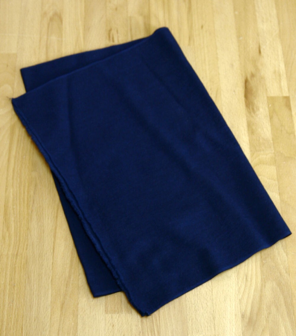 藍染 阿波本藍染手拭い 濃紺無地 天然灰汁醗酵建ての本物の一枚 手ぬぐい拍卖