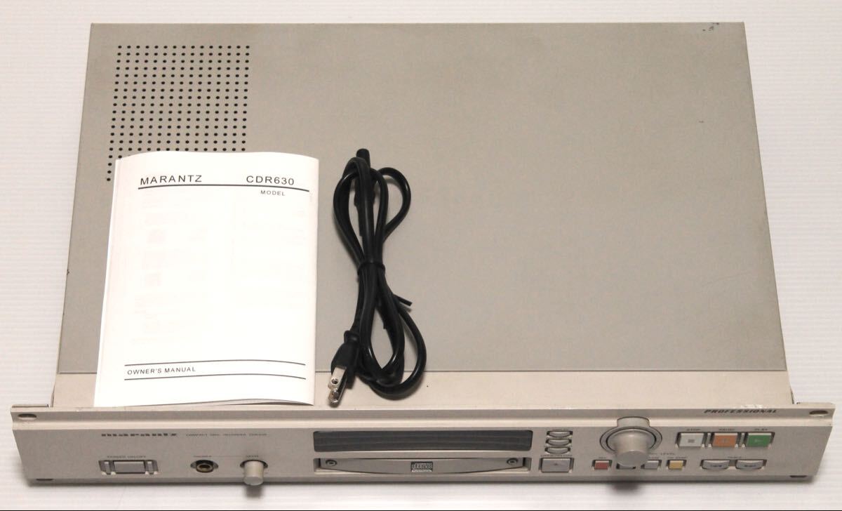 【入手困難☆極美品】Marantz マランツ CDR630 CDレコーダー professional プロフェッショナル CDデッキ CDプレーヤー 業務用CDレコーダー拍卖
