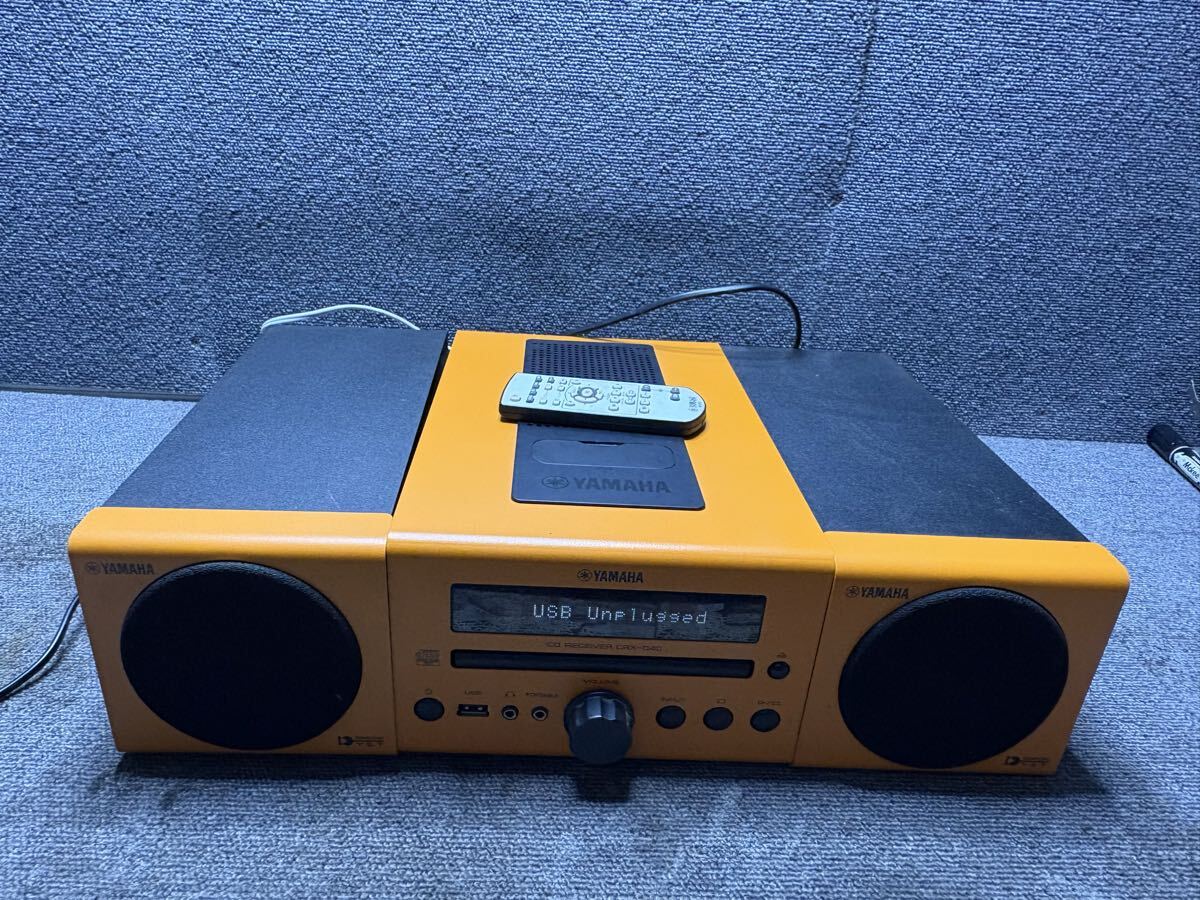 No500 YAMAHA ヤマハ CDミニコンポ CRX-040 リモコン付き 拍卖
