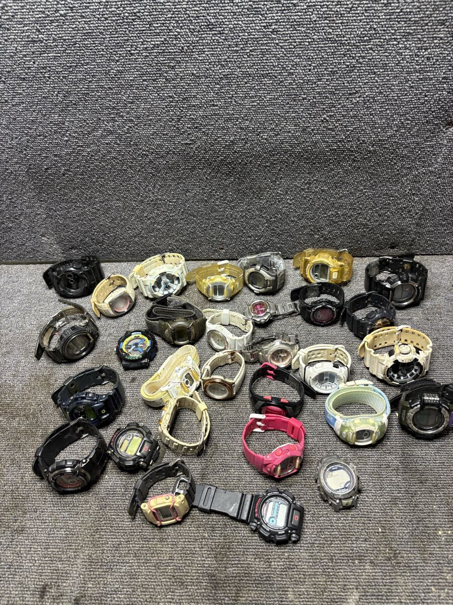 No 480 CASIO G-SHOCK/ Baby-G 腕時計30台まとめてジャンク拍卖