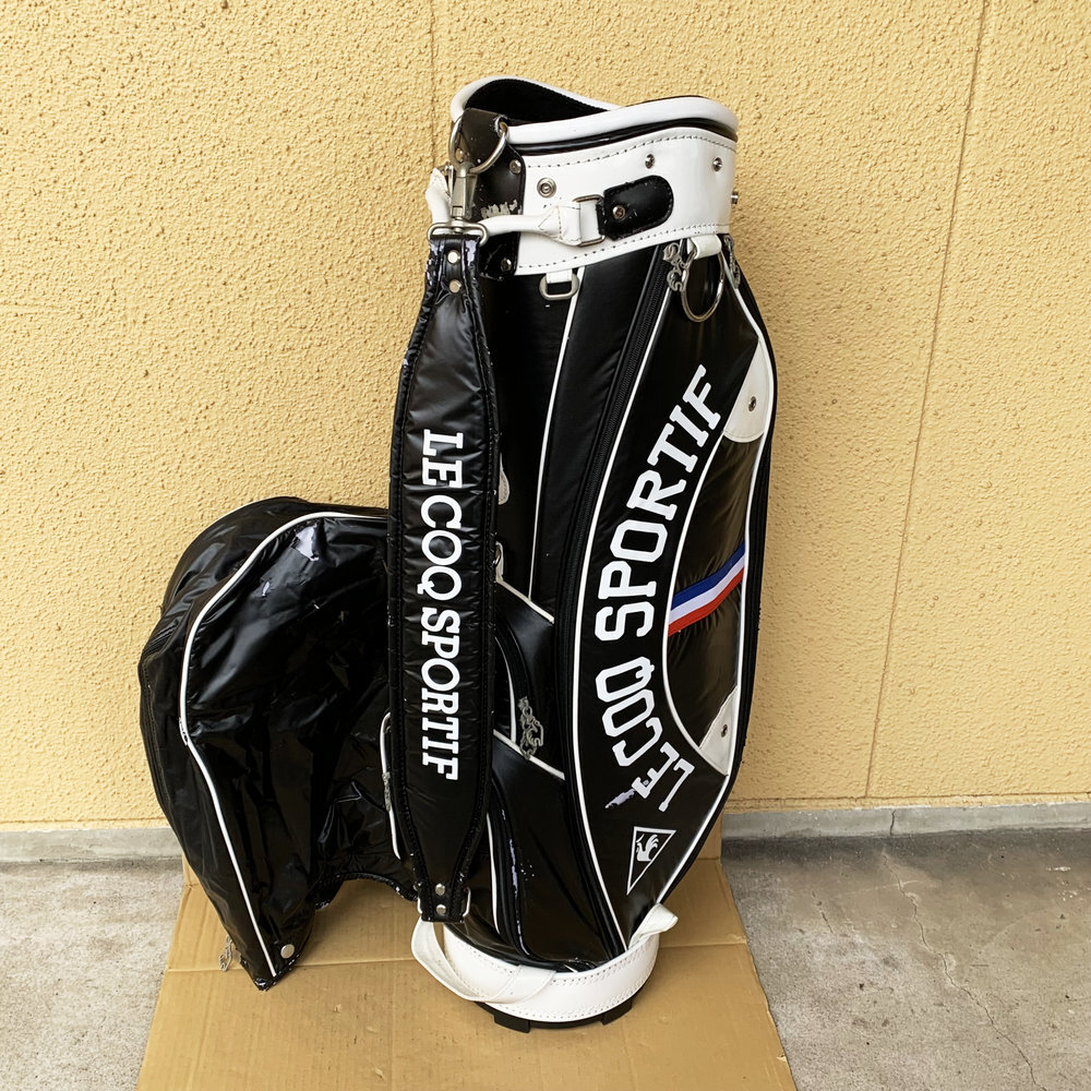 軽量型 レディース Le coq sportif キャディーバッグ ニワトリ ロゴ ルコック スポルティフ ゴルフバック Golf Caddie Caddy Bag【843拍卖