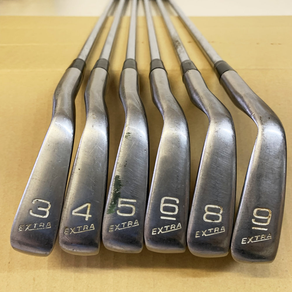 SPALDING EXTRA アイアン 3i,4i,5i,6i,8i,9i スポルディング エキストラ 純正 オリジナル スチール シャフト ゴルフクラブ Golf 【851拍卖
