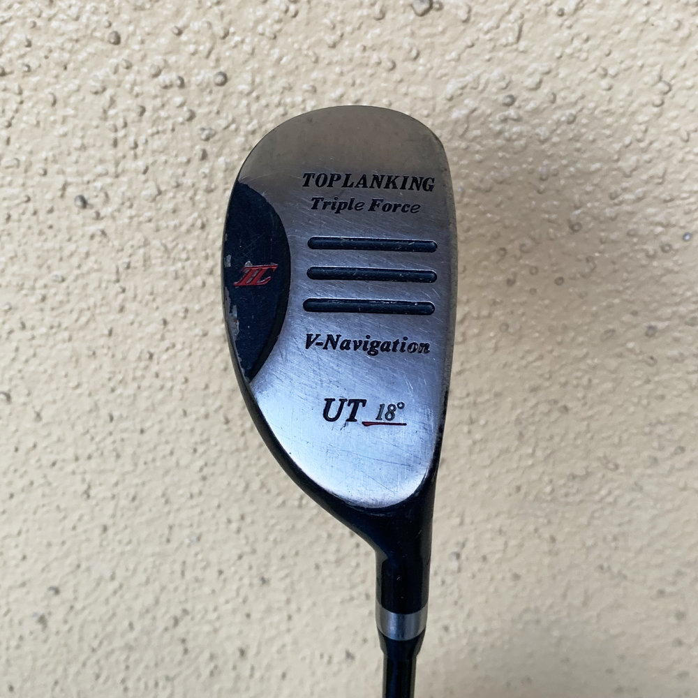 TOP LANKING UT Triple Force V-Navigation ユーティリティ ロフト 18度 オリジナル カーボンシャフト トップランキング トリプ 【862拍卖