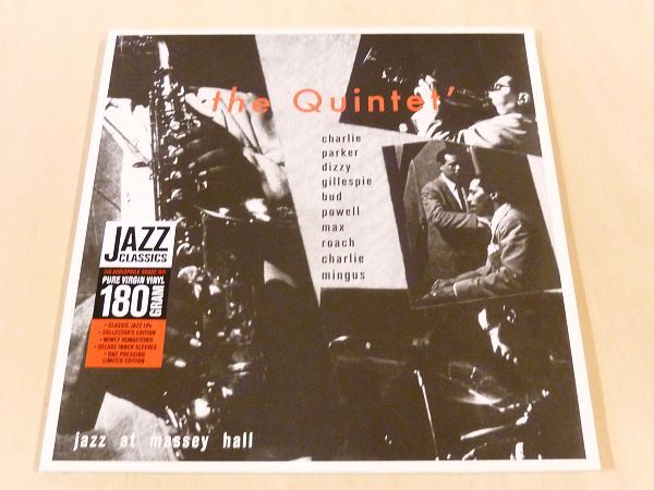 未開封 チャーリー・パーカー Jazz At Massey Hall限定リマスター180g重量LP Charlie Parker Quintet Max Roach Charles Mingus Bud Powell拍卖